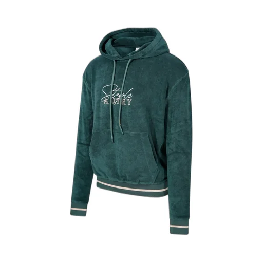 Logo Embroidered Drawstring Hoodie
