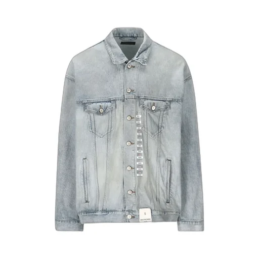 Size Sticker Denim Jacket