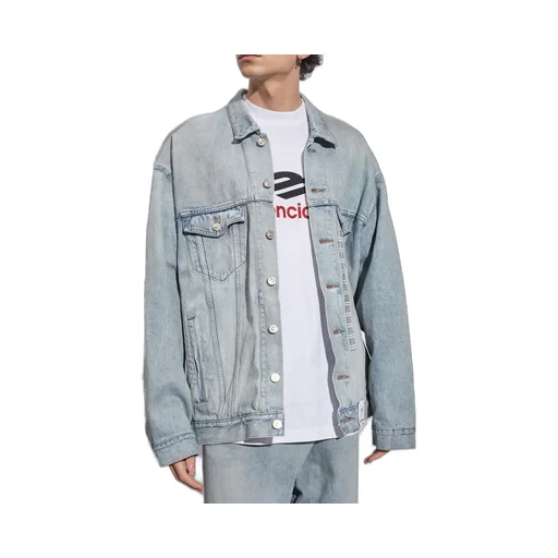 Size Sticker Denim Jacket