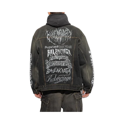Logo Printed Denim Jacket