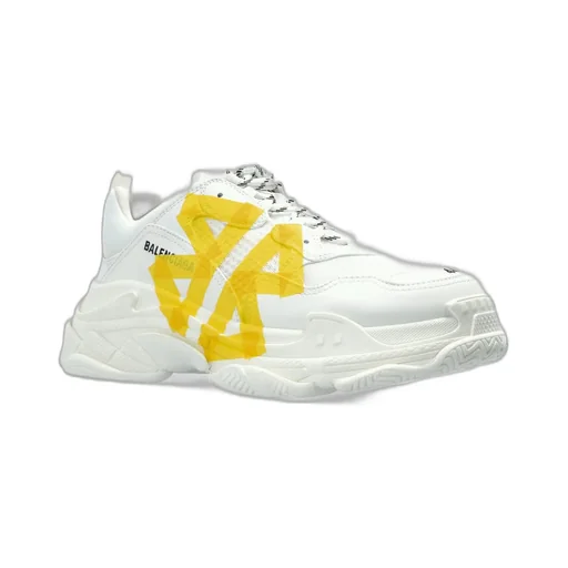 Triple S Tape Type Lace-Up Sneakers