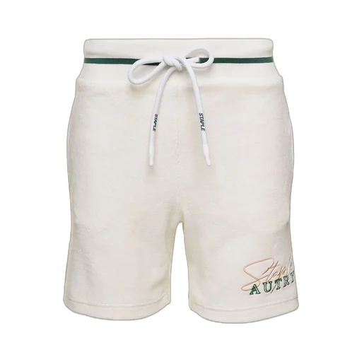 Logo Embroidered Drawstring Shorts