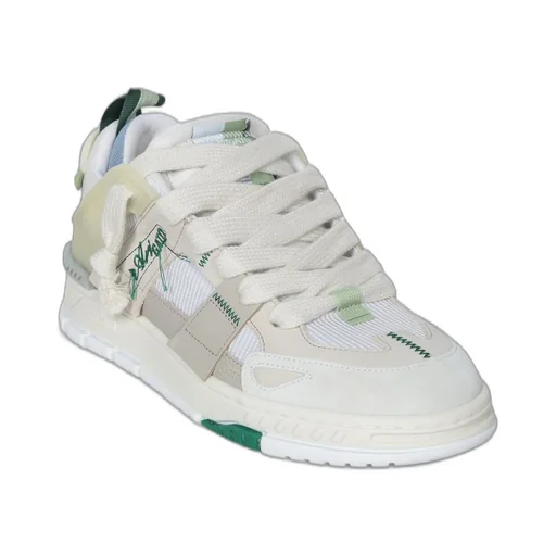 Area Patchwork Low-Top Sneakers