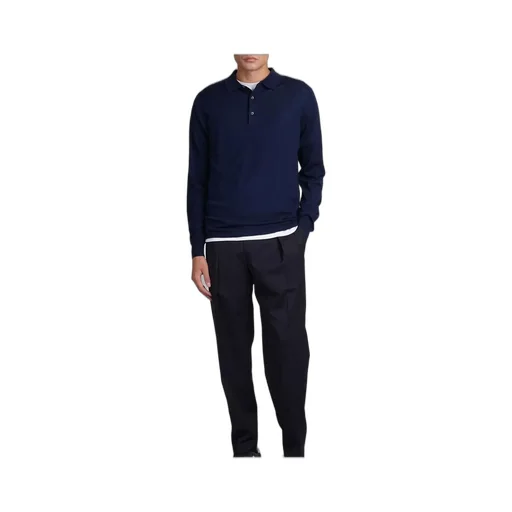 Fine Knit Polo Shirt