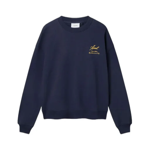 Logo Embroidered Crewneck Sweatshirt