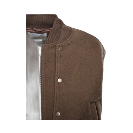 Ribbed Varsity Coat