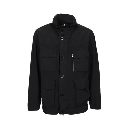 Long-Sleeved Button-Up Coat