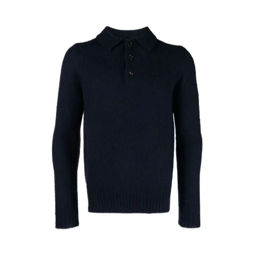 Collared Knitted Polo Shirt