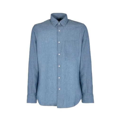 Chest-Pocket Chambray Shirt
