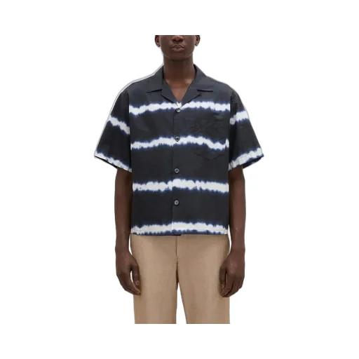 Short-Sleeved Striped Shirt