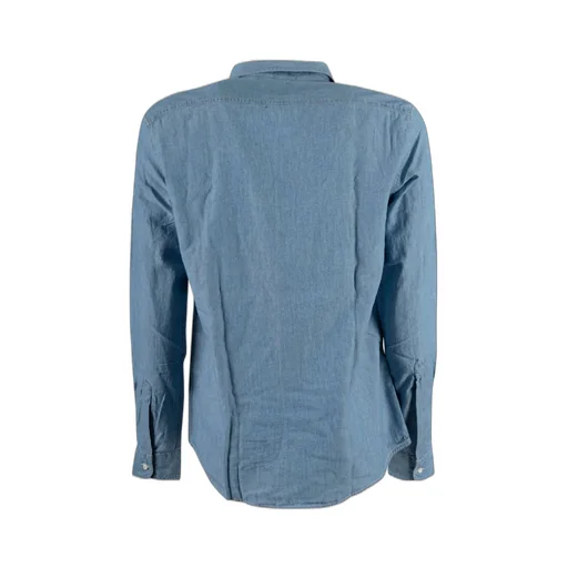Denim Long-Sleeved Shirt