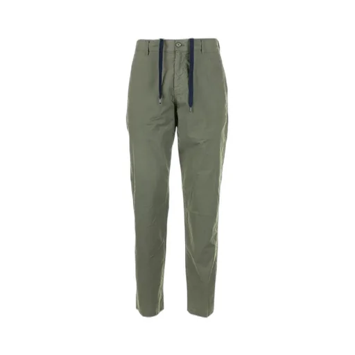 Straight-Leg Drawstring Chino Trousers