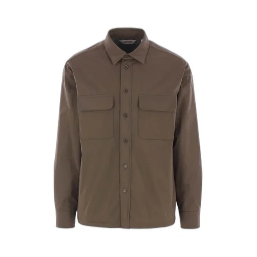 Long-Sleeved Straight-Hem Jacket