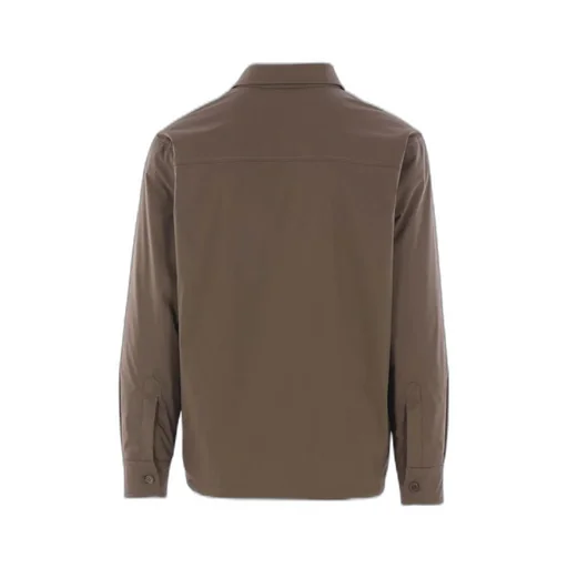 Long-Sleeved Straight-Hem Jacket