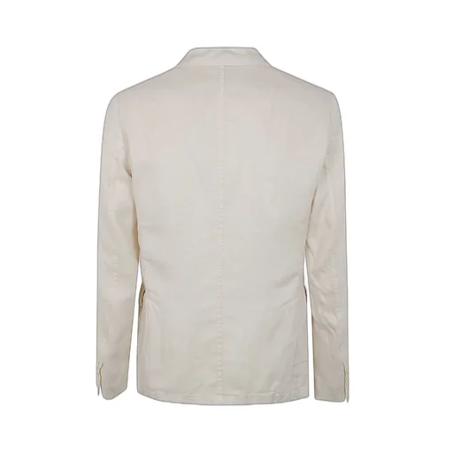 Double-Breasted Twill Blazer