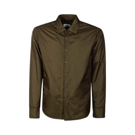 Buttoned Long-Sleeved Overshirt