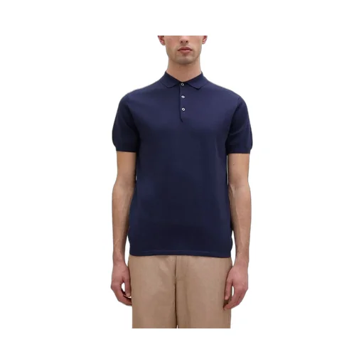 Short-Sleeved Buttoned Polo Shirt