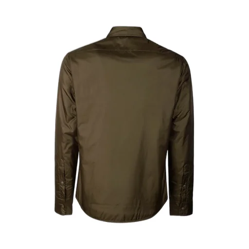 Buttoned Long-Sleeved Overshirt