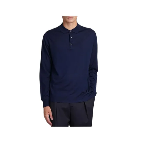 Fine Knit Polo Shirt