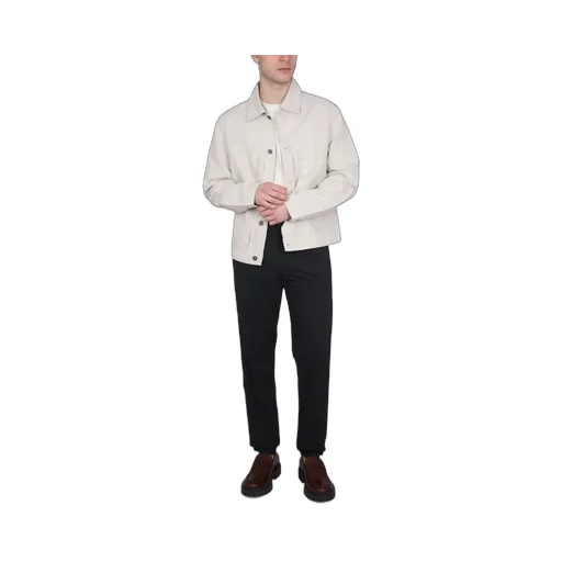 Straight-Leg Drawstring Chino Trousers