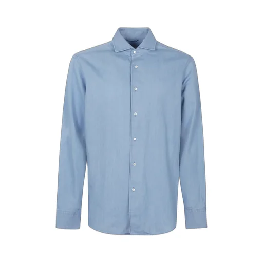 Chambray Micro-Twill Vic Shirt