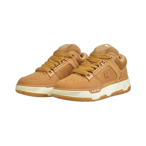 Ma Quad Debossed Lace-Up Sneakers