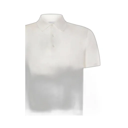 Buttoned Short-Sleeved Polo Shirt