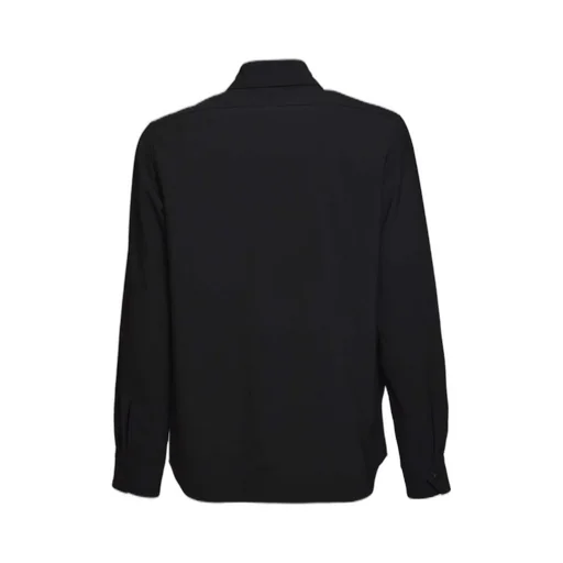 Flannel Curved Hem Shirt Jacket