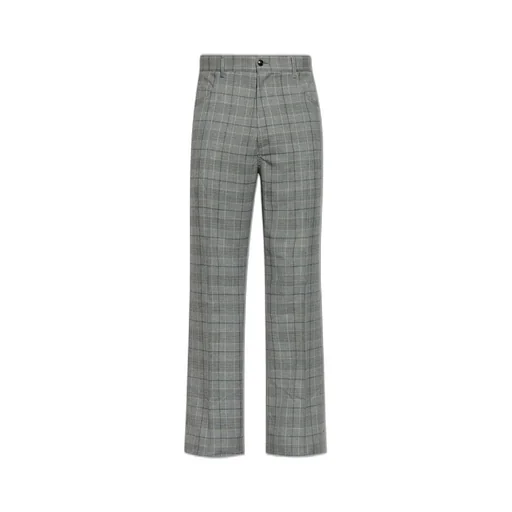 Checkedd Flared Trousers