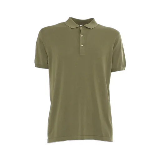 Buttoned Short-Sleeved Polo Shirt