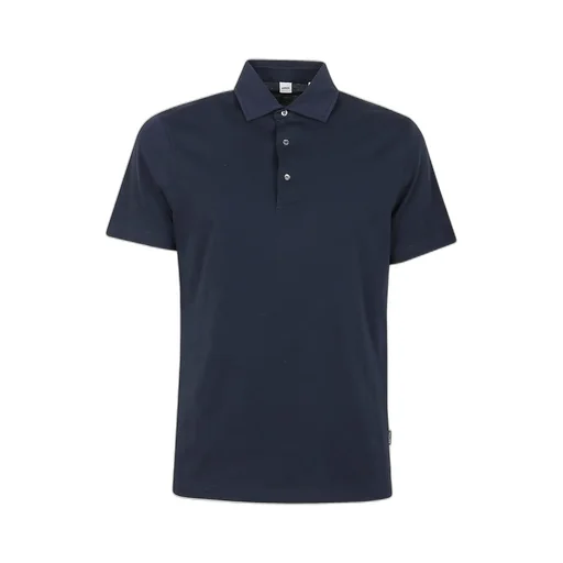 Buttoned Short-Sleeved Polo Shirt