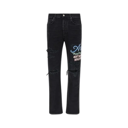 Neon Lights Distressed Jeans