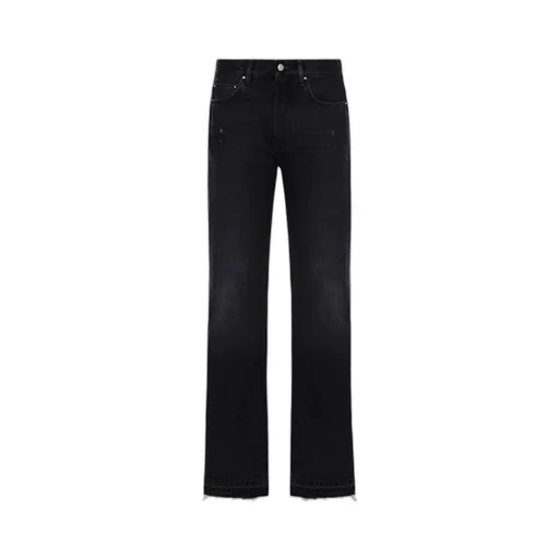 High Waist Straight Leg Jeans