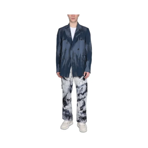 Faded Doubled-Breasted Blazer