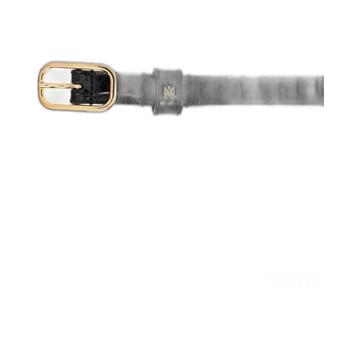 Ma Logo Plaque Buckled Belt