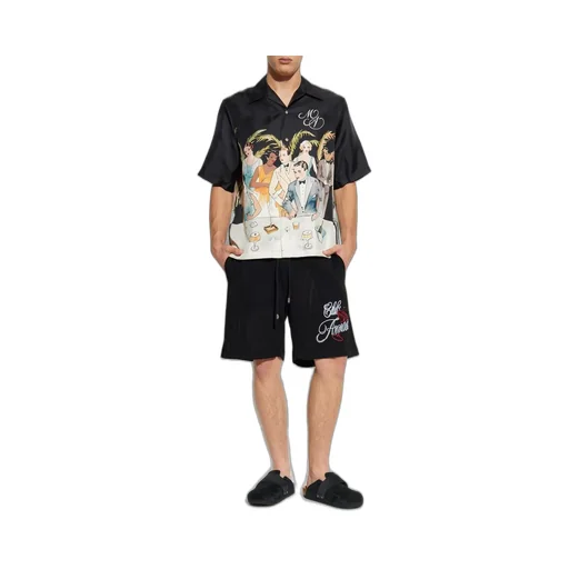 Logo Embroidered Shorts