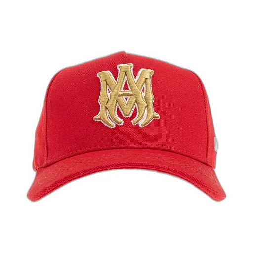 Ma Outline Curved Peak Hat