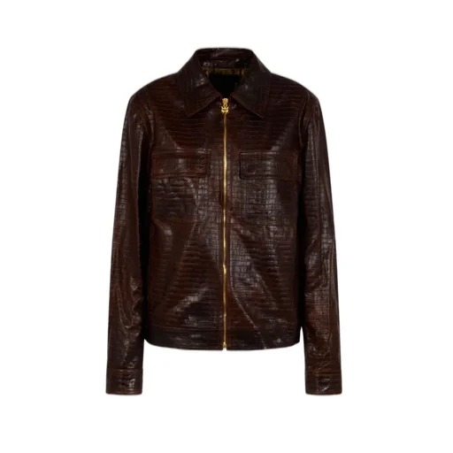 Embossed Zipped Jacket