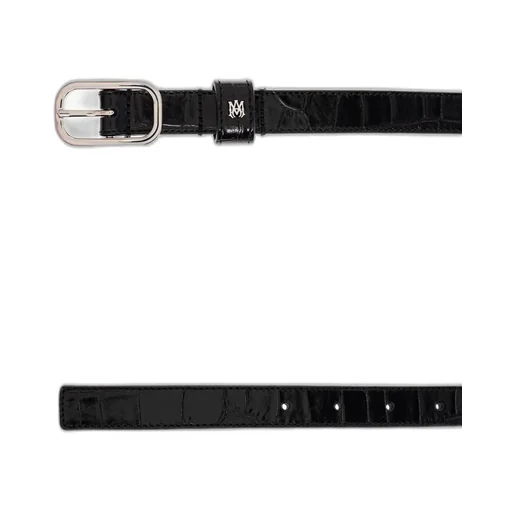 Ma Logo Plaque Buckled Belt