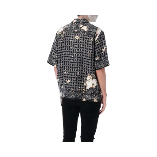 Satin Bandana-Printed Shirt