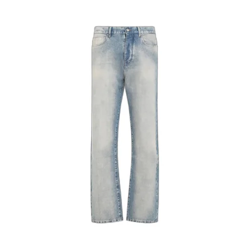 Ma Quad Cuff Straight Leg Jeans