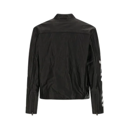Patch Detailed Racer Jacket