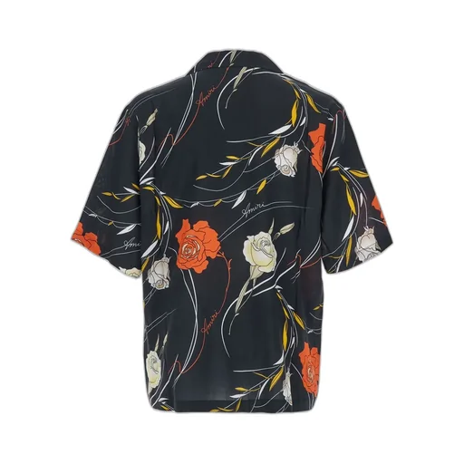 Floral Printed Bowling Shirt