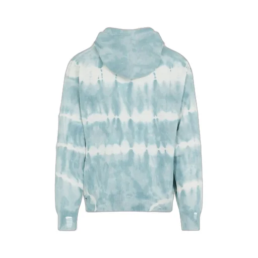 Logo Printed Tie-Dyed Drawstring Hoodie