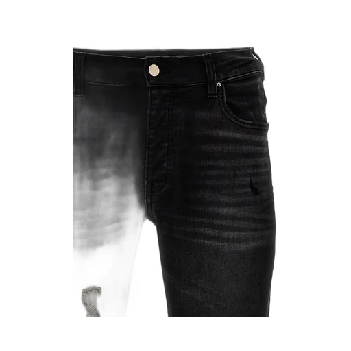Logo Embroidered Skinny Jeans