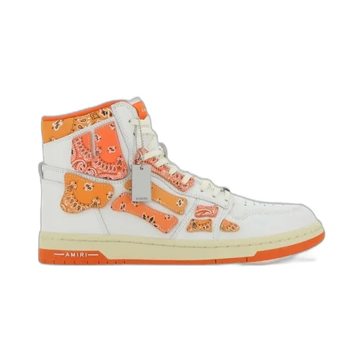Skel Lace-Up Bandana Sneakers