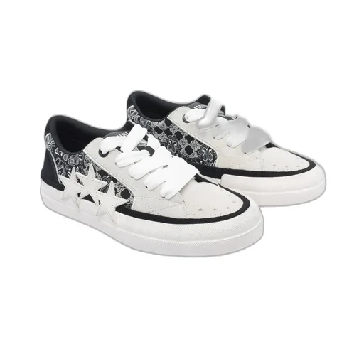 Bandana Sunset Skate Lace Up Sneakers