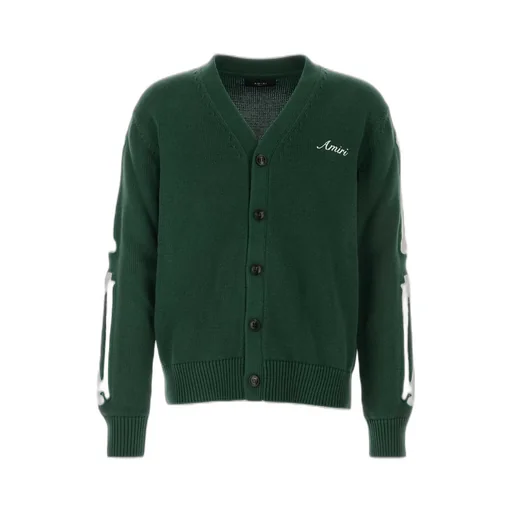 Logo Embroidered Bones Cardigan