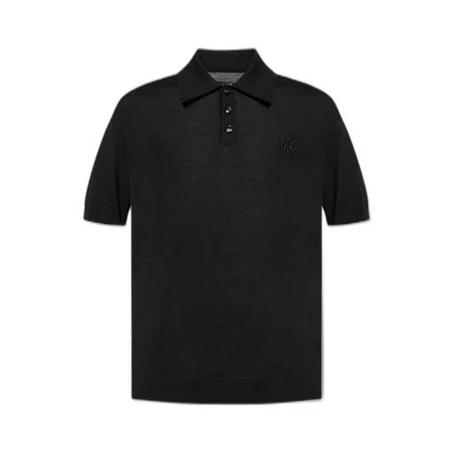 Ma Embroidered Short-Sleeved Polo Shirt