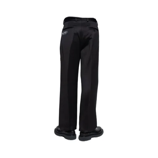 Straight Leg Pleated Trousers